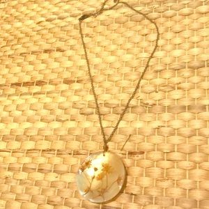 New:  dried flower necklace